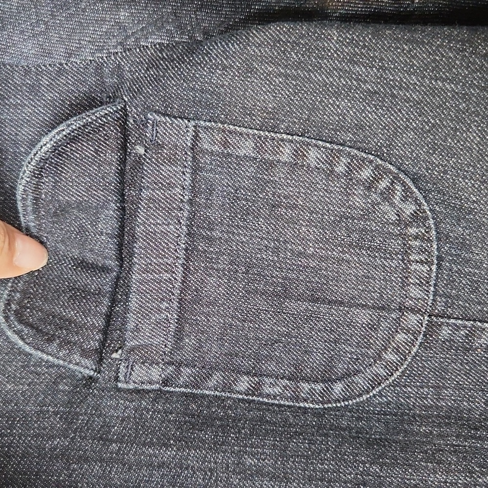 Dockers Women's Belted Denim‎ Jacket Size Medium - Picture 7 of 12